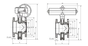  V型调节球阀 Qv347、Qv647、Qv947