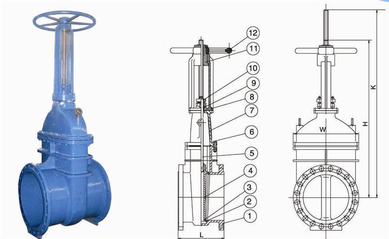 big size cast iron gate valve,rising stem big size cast iron gate valve,rising stem