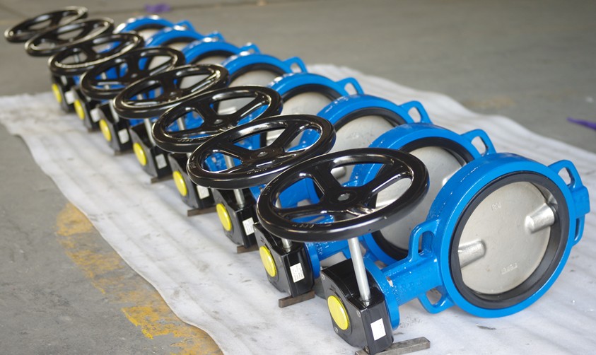 wafer type rubber lined butterfly valve wafer type rubber lined butterfly valve