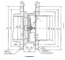 对夹蝶形止回阀 H77X